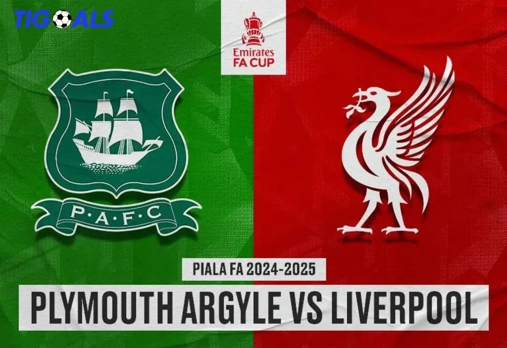 Link Live Streaming Piala FA: Plymouth Argyle Vs Liverpool - Tonton Pertandingan Langsung!