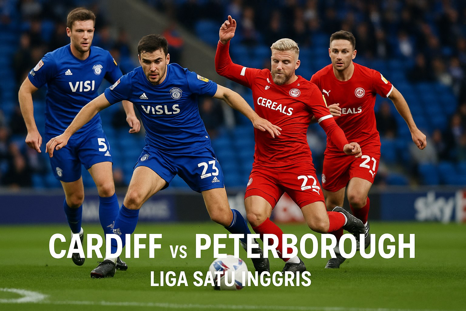 Kick-off 18.30 WIB: Cardiff vs Peterborough Liga Satu Inggris Live di Tigoa...