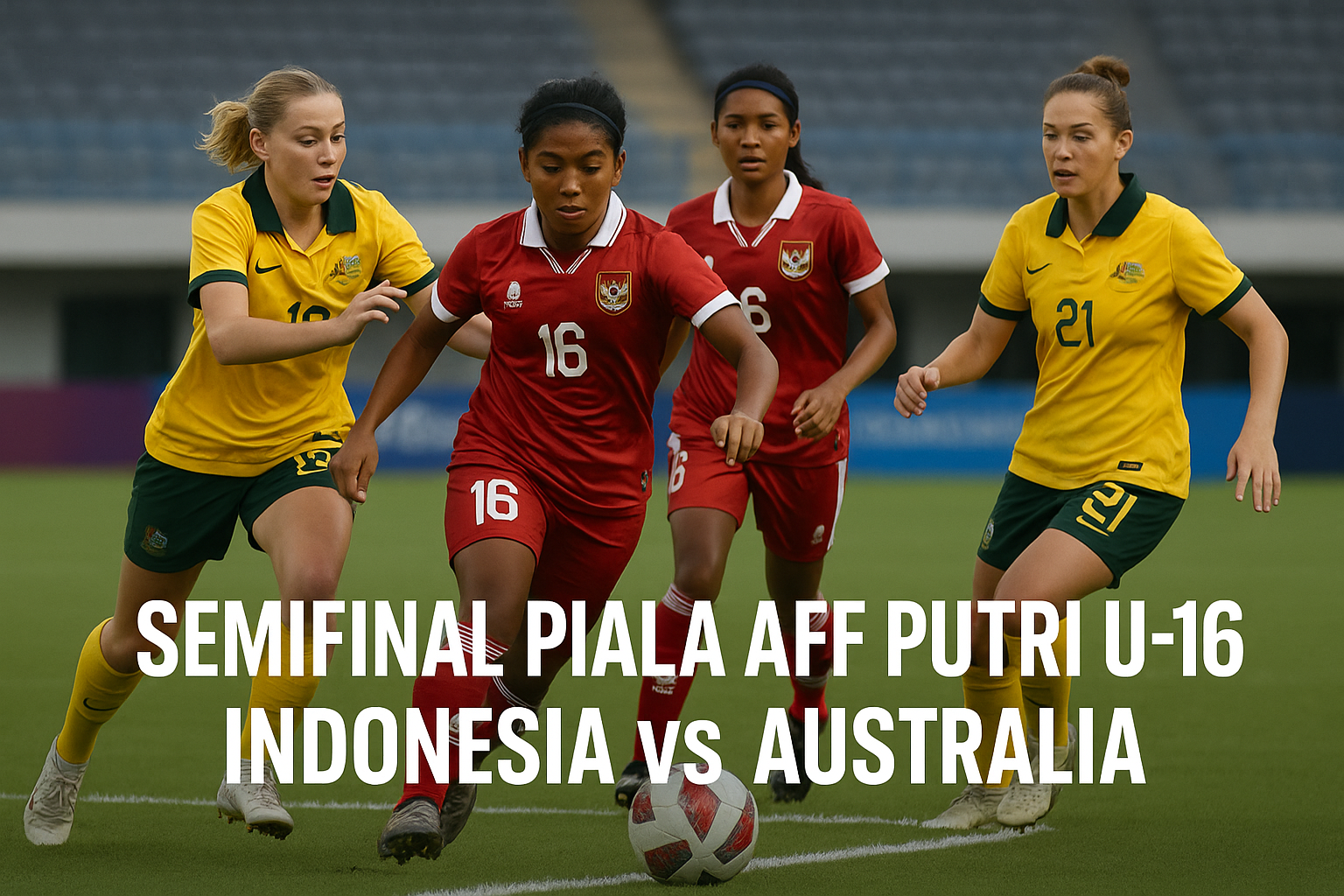 Tigoals Sajikan Laga Semifinal AFF Putri U-16 Indonesia vs Australia Malam ...