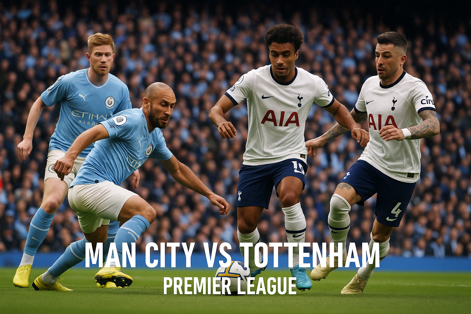 Tigoals Update: Man City vs Tottenham Pukul 18.30 WIB dengan Prediksi Skor