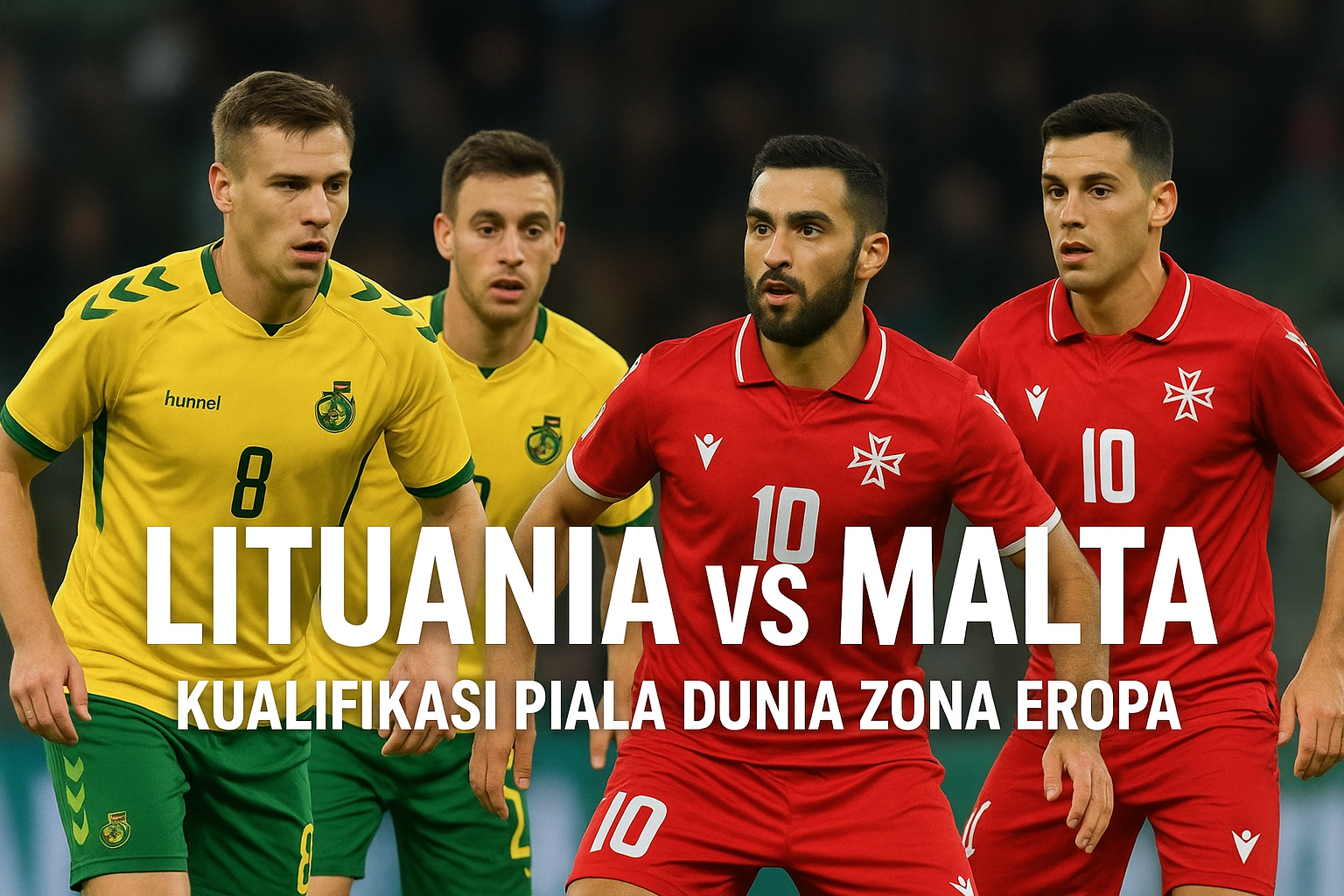 Link Alternatif Nonton Lituania vs Malta Kualifikasi Piala Dunia Zona Eropa...