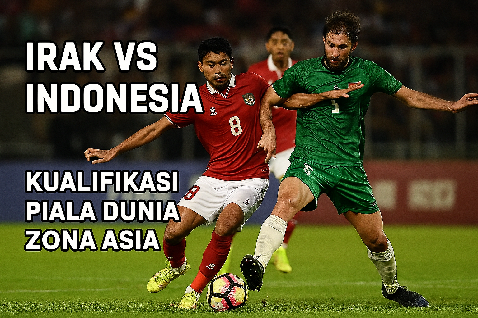 Tigoals menghadirkan siaran langsung Irak vs Indonesia dini hari ini dalam lanjutan Kualifikasi Piala Dunia Zona Asia