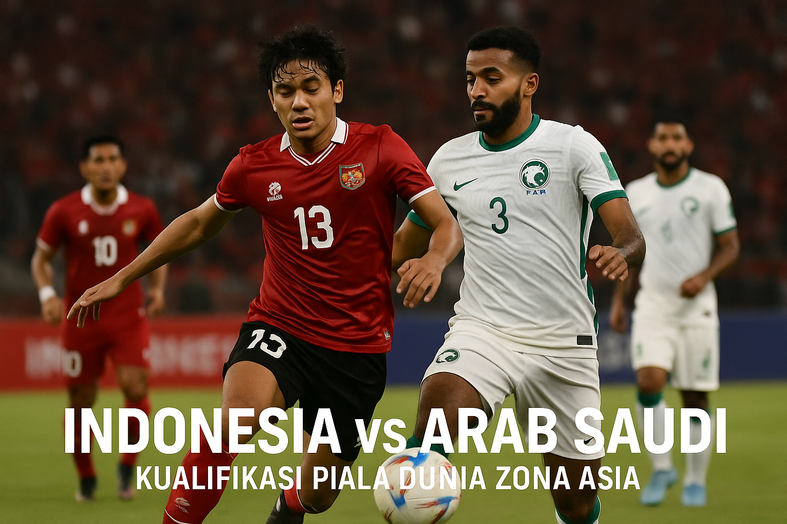 Tigoals Tayang Langsung Indonesia vs Arab Saudi Kualifikasi Piala Dunia Zona Asia Dini Hari Ini Pukul 00.15 WIB Lengkap - Saksikan Live Streaming Pertarungan Sengit!