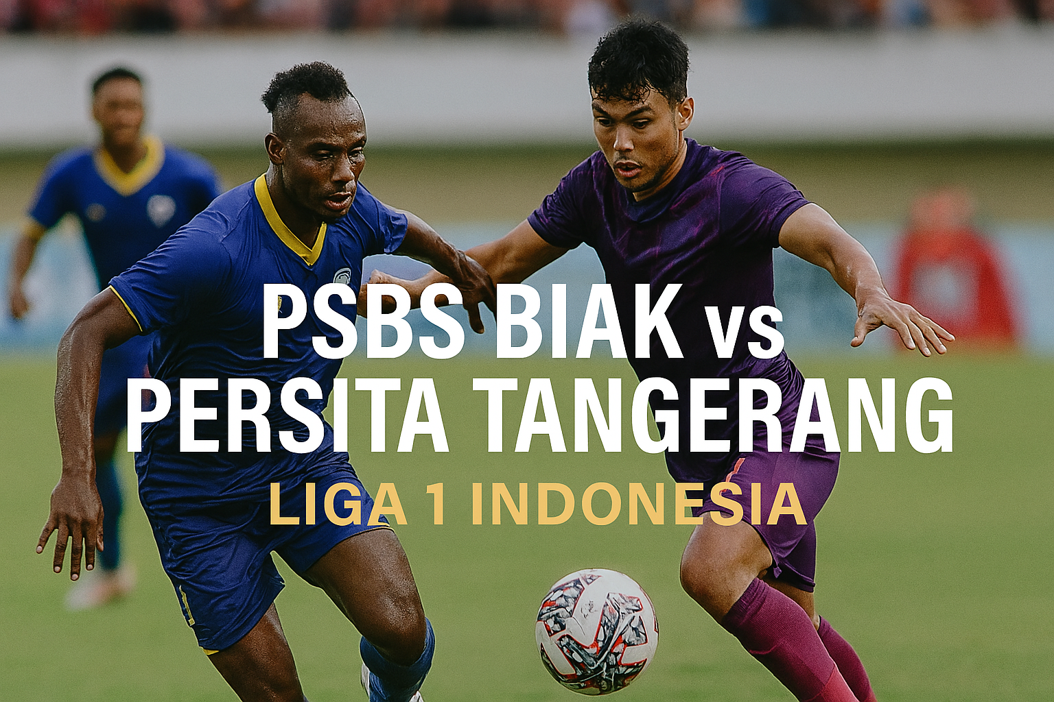 Live Score PSBS Biak vs Persita Tangerang Liga 1 Indonesia di Tigoals x Jal...