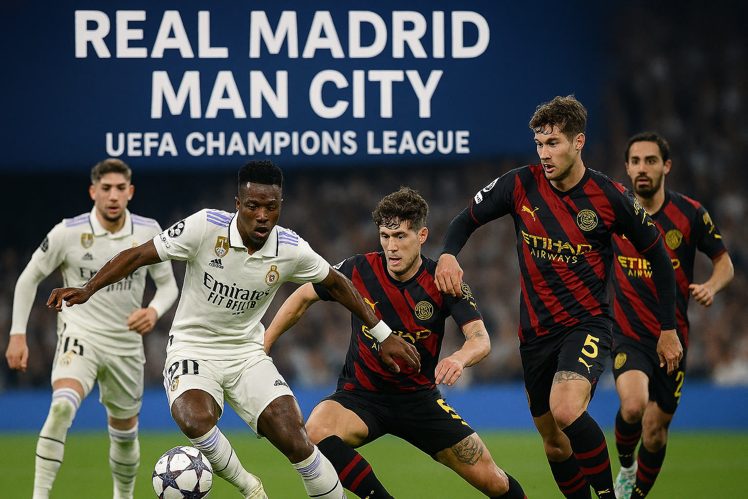 Tigoals : Kekalahan Madrid 1-2 dari Manchester City di Liga Champions