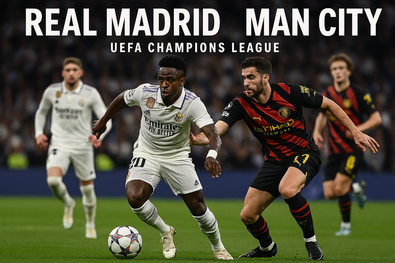 Tigoals : Live Real Madrid vs Man City Liga Champions Pukul 03.00 WIB