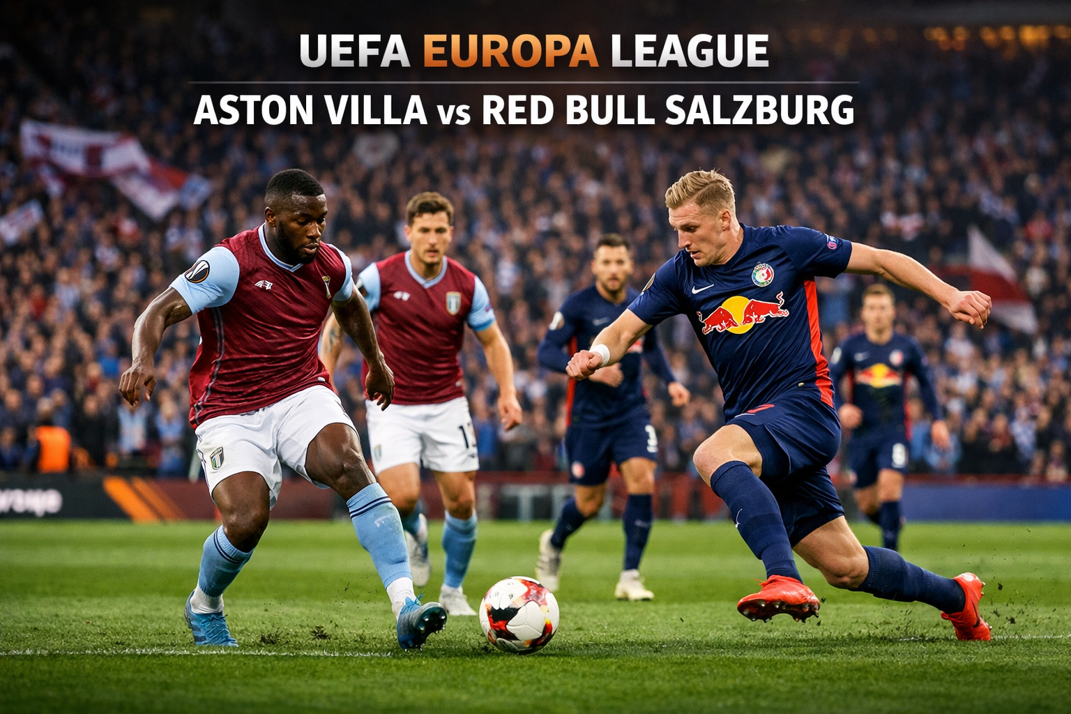 Tigoals Hadirkan Duel Panas Aston Villa vs Red Bull Salzburg di Liga Eropa Pukul 03.00 WIB