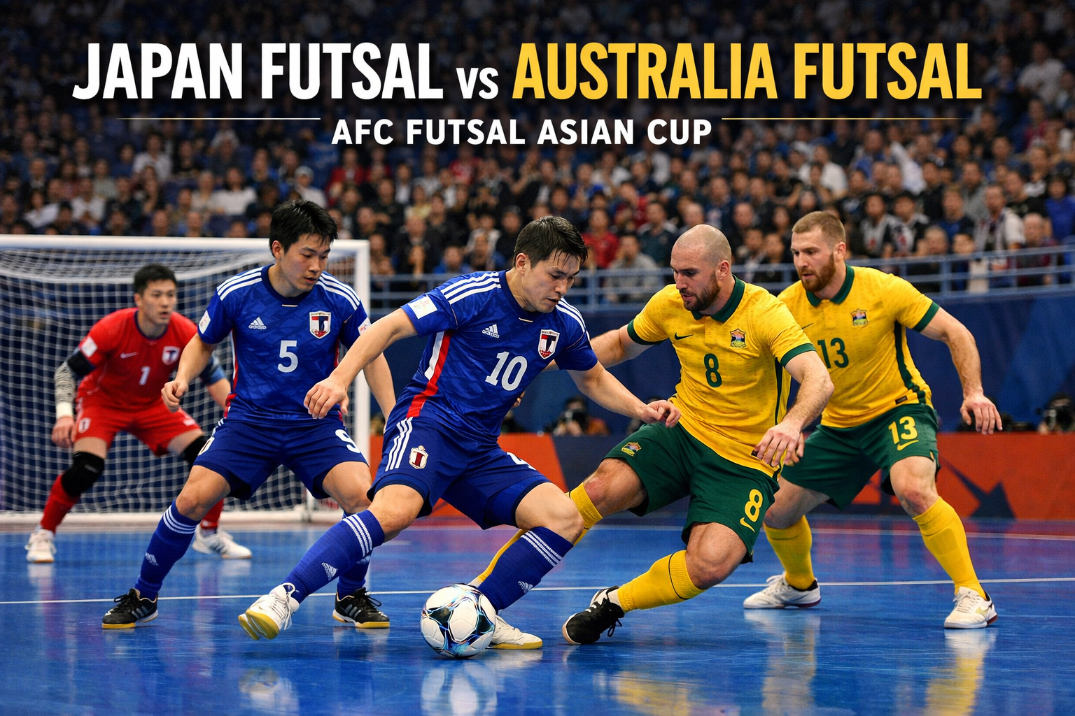 Tigoals - Laga Panas Japan Futsal vs Australia Futsal di AFC Futsal Asian Cup Hari Ini Duel Seru yang Menghentak Dunia Futsal Asia