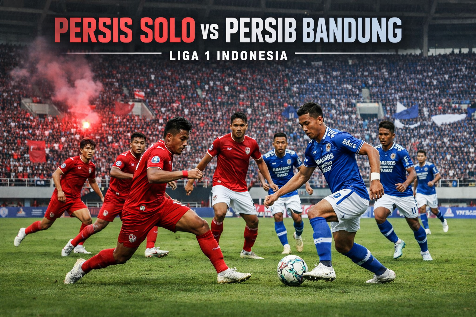 Tigoals : Pertandingan Persis Solo FC vs Persib Bandung di Liga 1 Indonesia Sore Ini Pukul 15.30 WIB