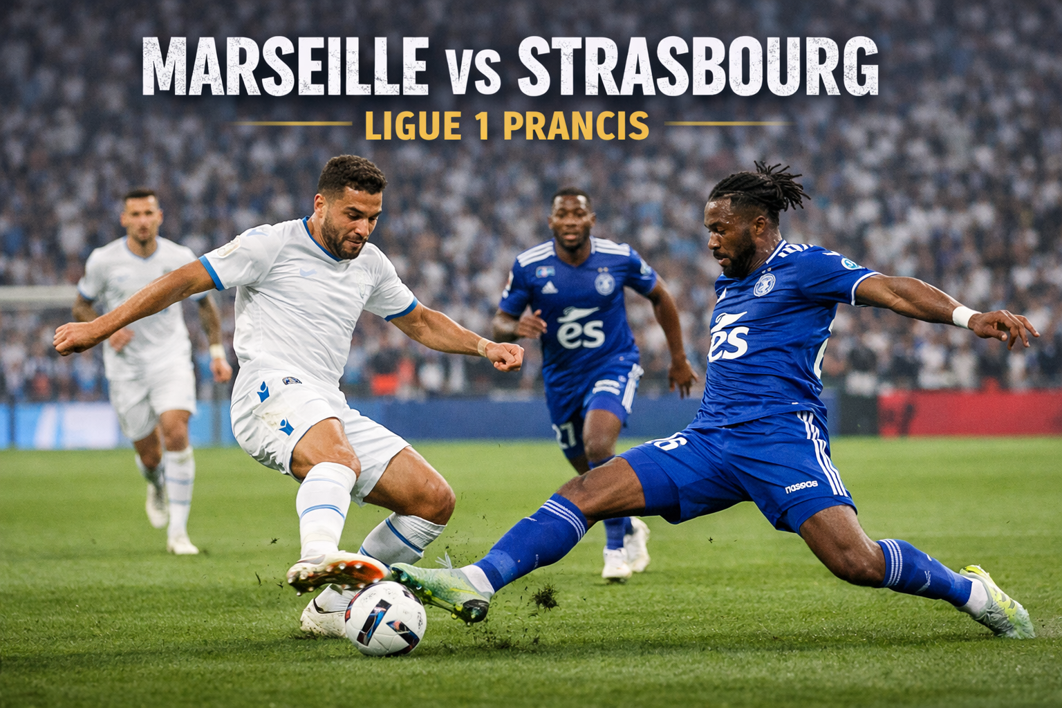 Big Match Marseille vs Strasbourg 23.00 WIB Malam Ini - Analisis Ligue 1 Lengkap Bersama Tigoals