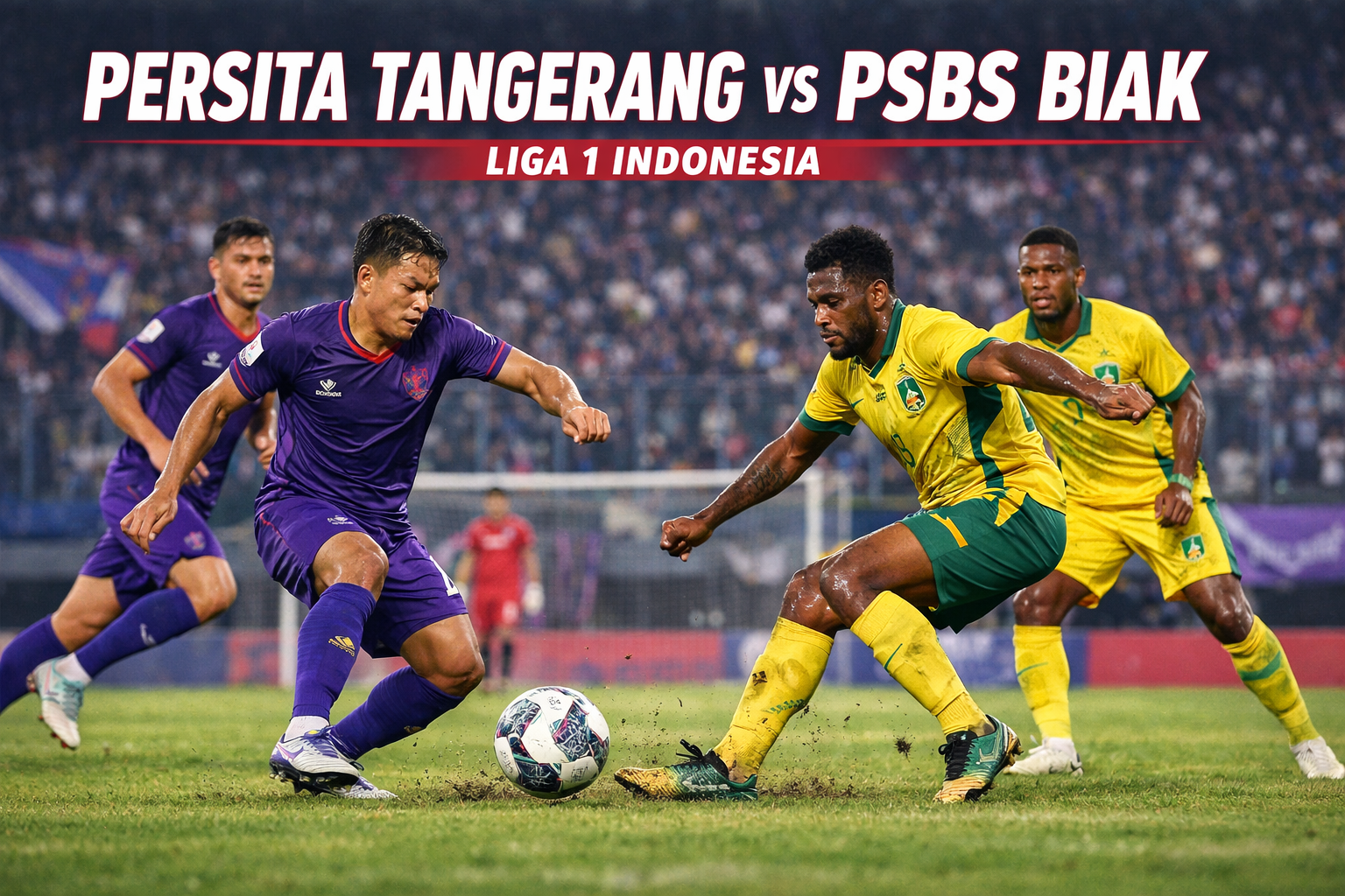Duel Seru Persita Tangerang vs PSBS Biak Liga 1 Indonesia 15.30 WIB - Prediksi Tajam dan Sorotan Tigoals