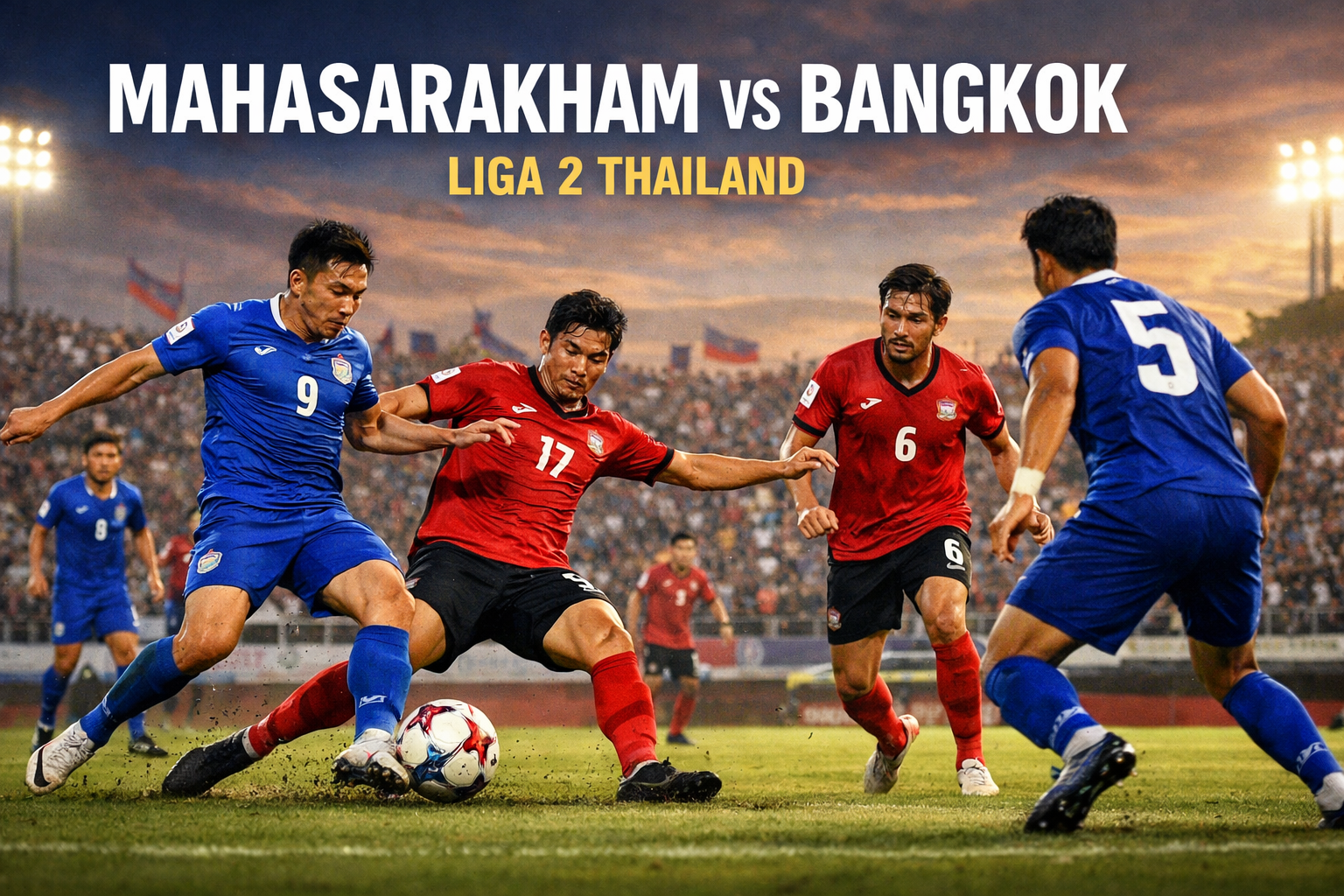 Liga 2 Thailand Sore Ini Hadirkan Mahasarakham vs Bangkok Eksklusif di Tigoals Sekarang!