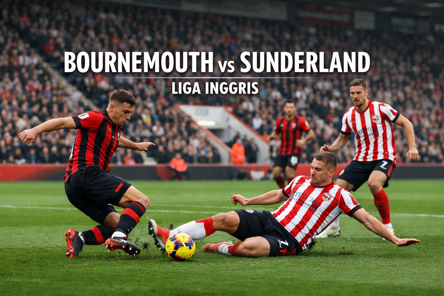 Tigoals : Bournemouth vs Sunderland Liga Inggris 19.30 WIB Malam Ini - Saksikan Pertandingannya!