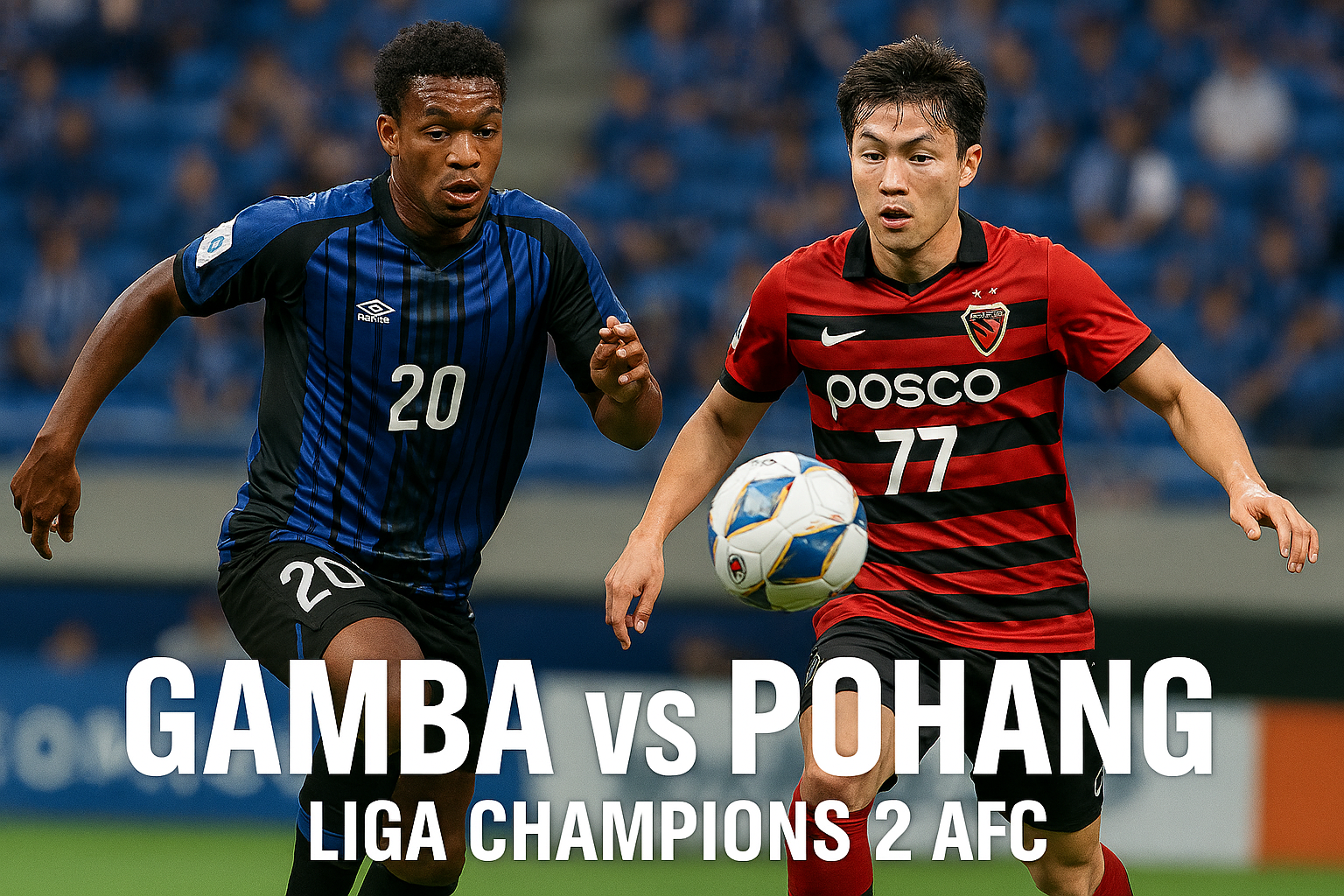 Tigoals Live Update Gamba vs Pohang Liga Champions 2 AFC Sore Ini 17.00 WIB - Duel Seru Asia Timur yang Menghangatkan Persaingan