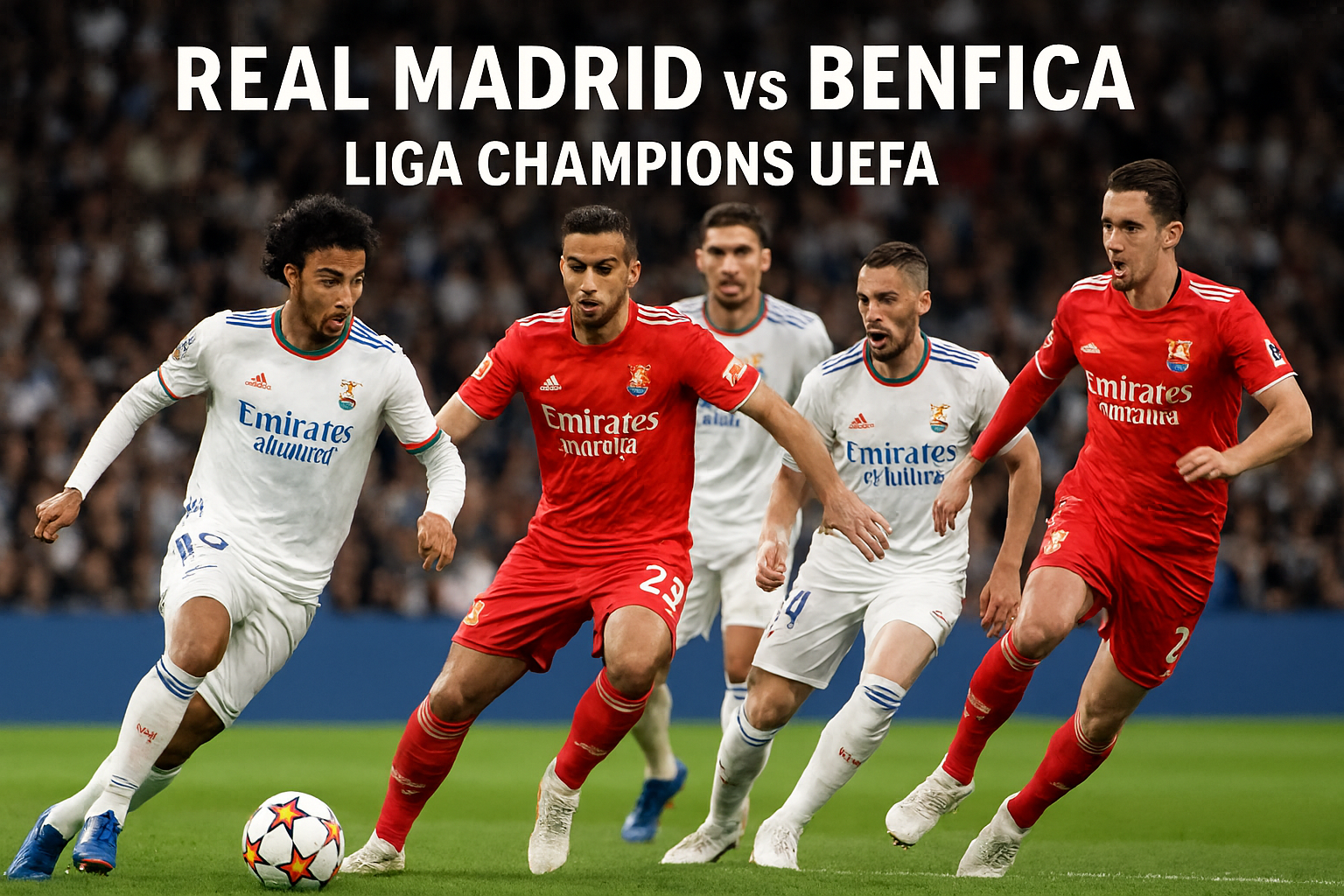 Tigoals Review: Real Madrid Tumbangkan Benfica 2-1 di Liga Champions UEFA