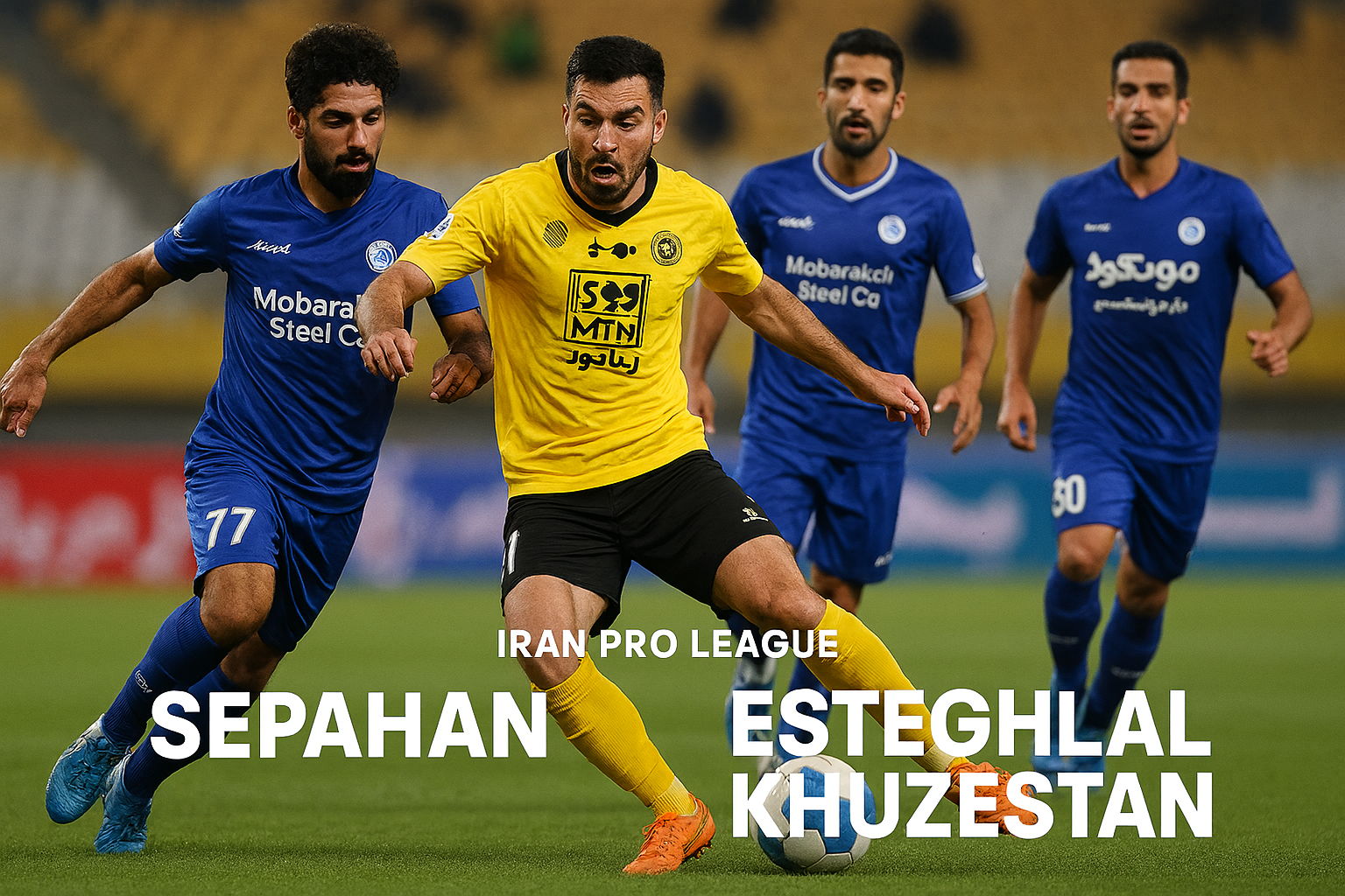 Tigoals Sorot Sepahan vs Esteghlal Khuzestan Liga Iran 22.15 WIB Malam Ini, Simak Pertandingannya!