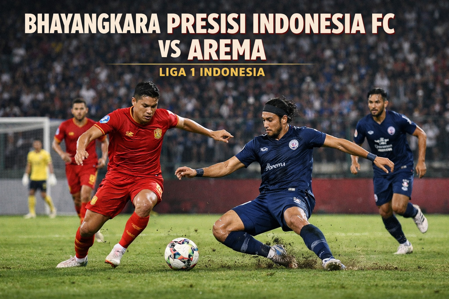 Tigoals Bahas Pertandingan Bhayangkara Presisi Indonesia FC vs Arema Liga 1 Indonesia Malam Ini Jam 20.30 WIB