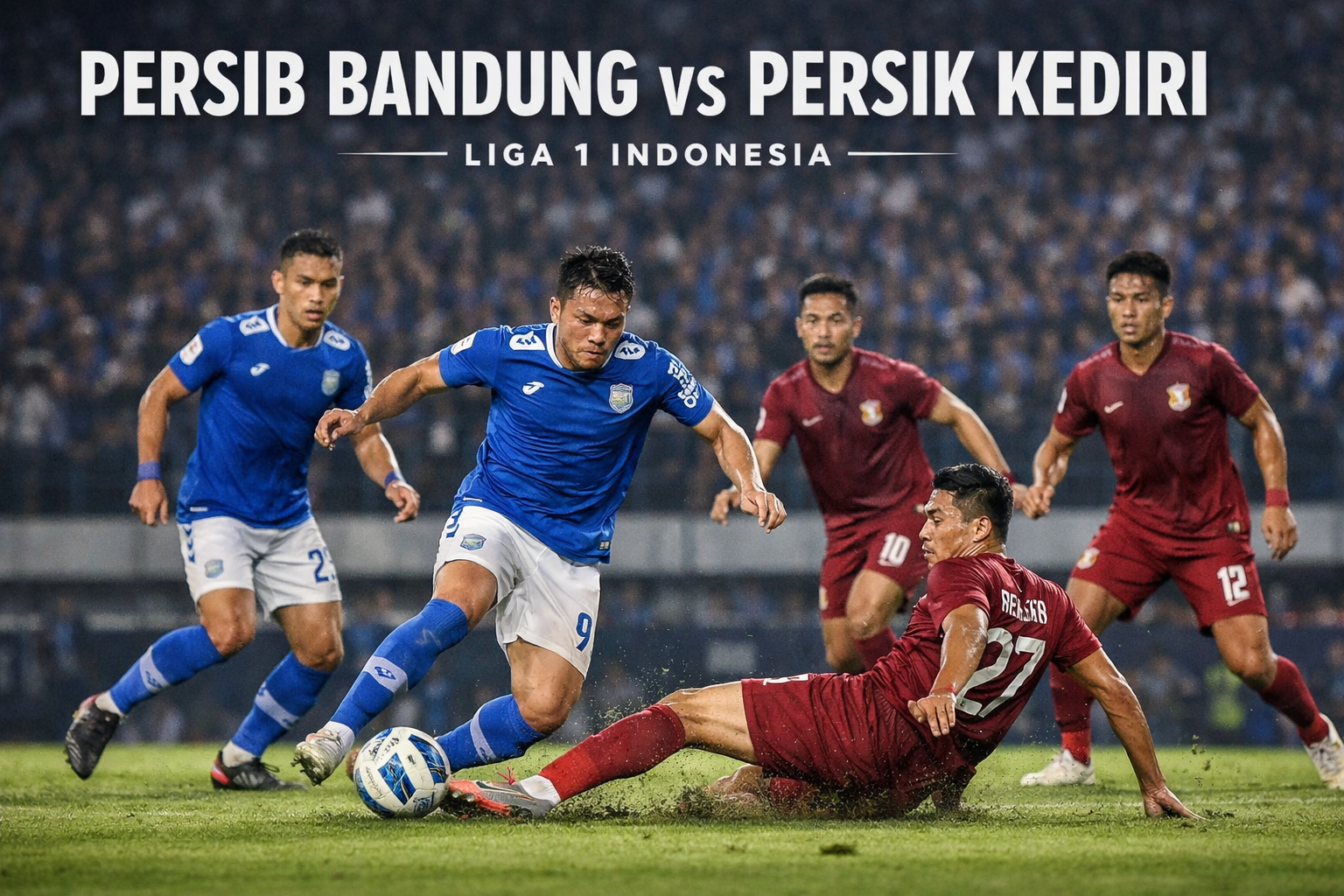 Tigoals Hadirkan Big Match Persib Bandung vs Persik Kediri Liga 1 Indonesia Malam Ini 20.30 WIB - Saksikan Duel Sengit di Stadion!