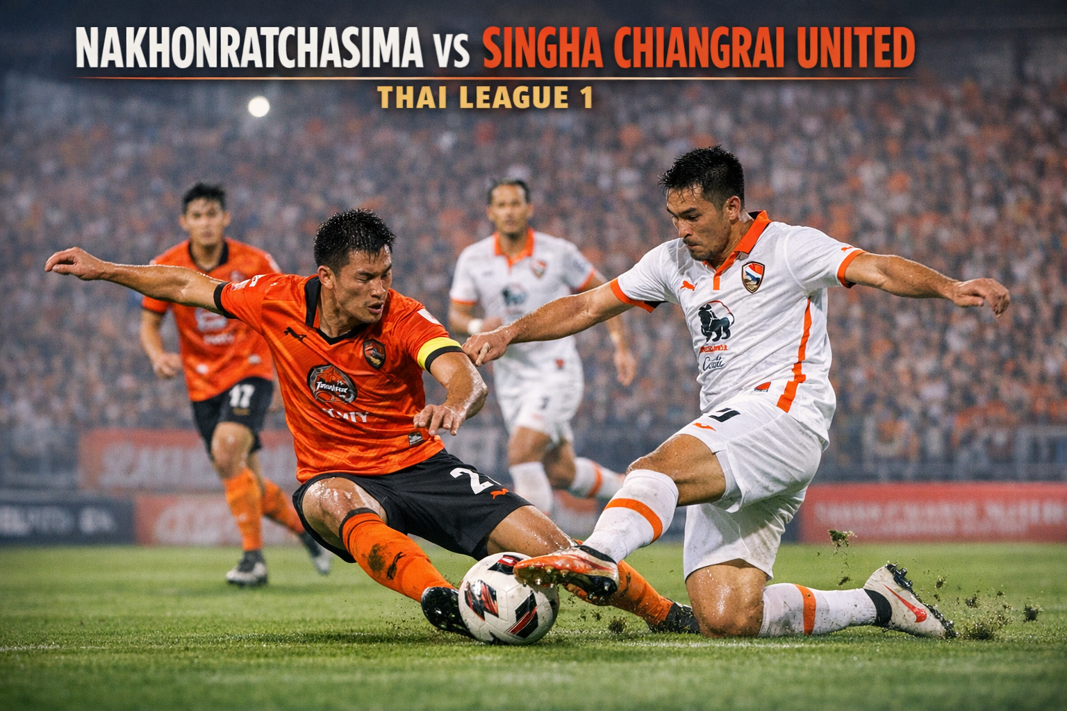 Tigoals Kupas Duel Seru Nakhonratchasima vs Singha Chiangrai United Liga 1 Thailand Malam Ini Jam 19.00 WIB