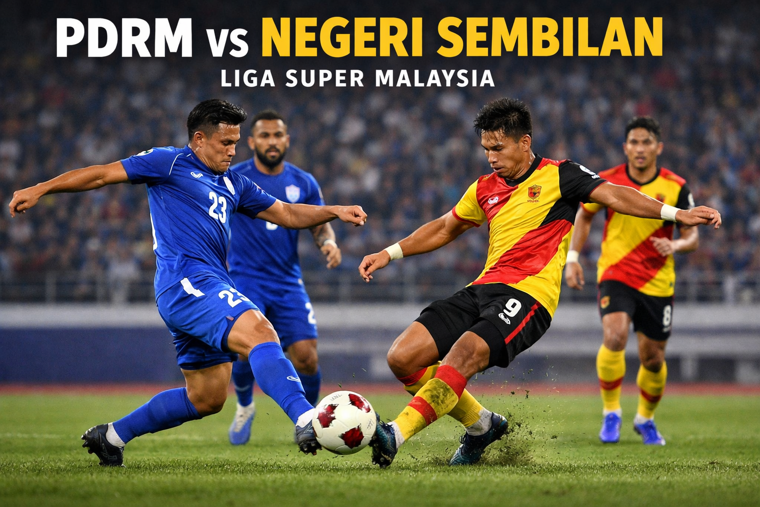Tigoals Live : PDRM vs Negeri Sembilan Liga Super Malaysia Malam Ini Jam 21.00 WIB Siap Sajikan Duel Seru