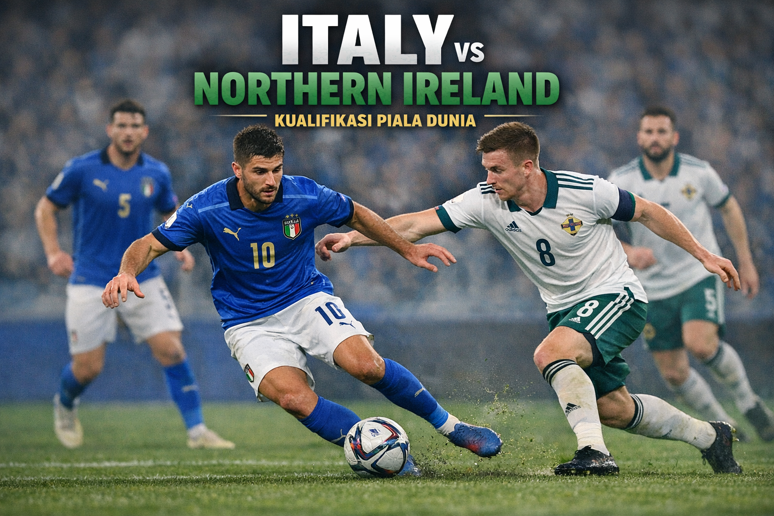 Tigoals Sajikan Italy vs Northern Ireland Dini Hari Ini - Pertarungan Seru di Kualifikasi Piala Dunia