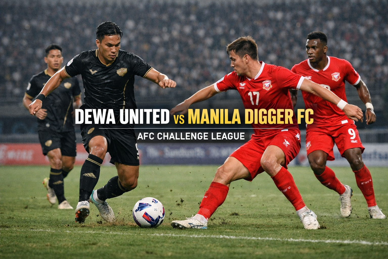 Tigoals Soroti Laga Dewa United vs Manila Digger FC AFC Challenge League Malam Ini 20.30 WIB