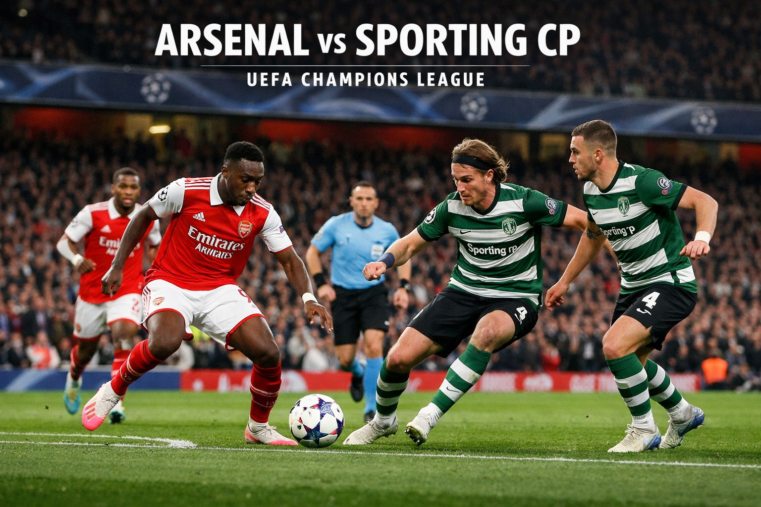 Arsenal vs Sporting CP Liga Champions UEFA Dini Hari Ini Pukul 02.00 WIB - Tigoals, Duel Seru yang Menjadi Fokus Utama Malam Ini