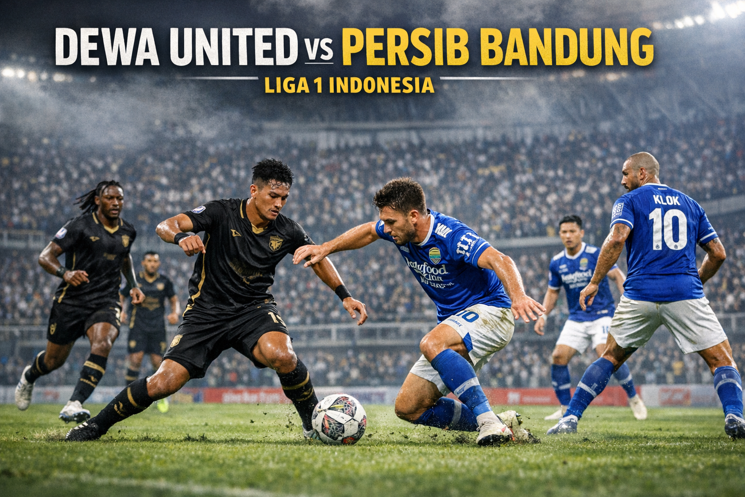 Dewa United vs Persib Bandung Liga 1 Indonesia Malam Ini Pukul 19.00 WIB Tigoals Hadirkan Duel Sengit