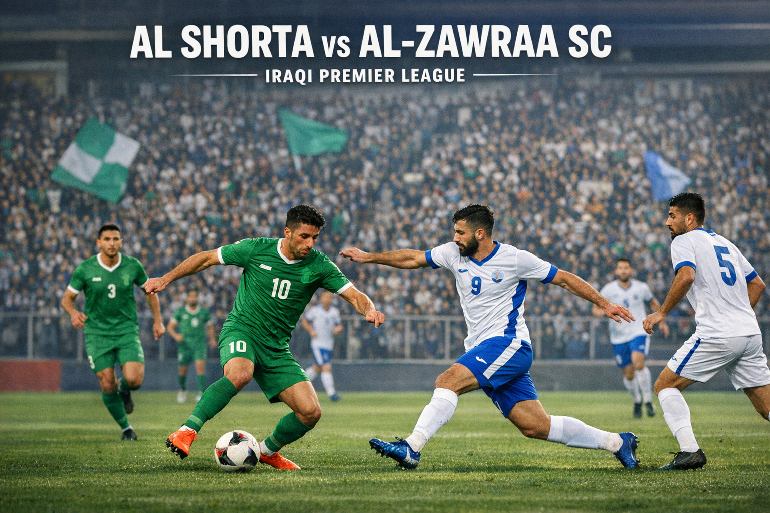 Laga Sengit yang Dinanti - Al Shorta vs Al-Zawraa SC Liga Irak 21.00 WIB di Tigoals