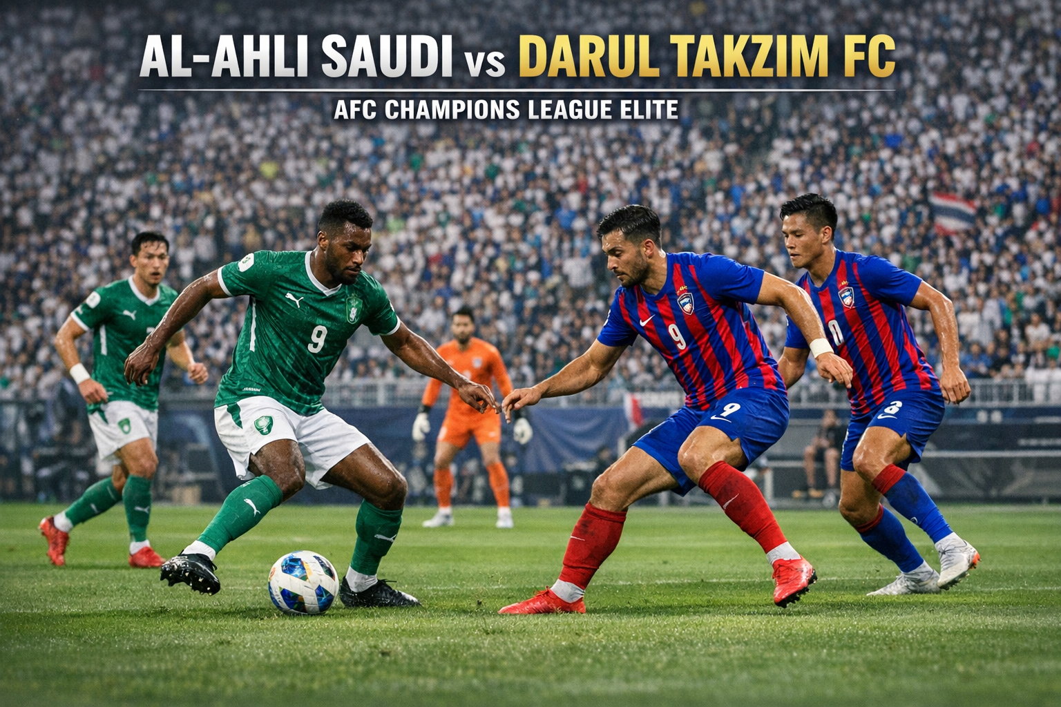Tigoals - Al-Ahli Saudi vs Darul Takzim FC Liga Champions Elit AFC Malam Ini Jam 21.45 WIB Duel Sengit Malam Ini yang Wajib Disaksikan