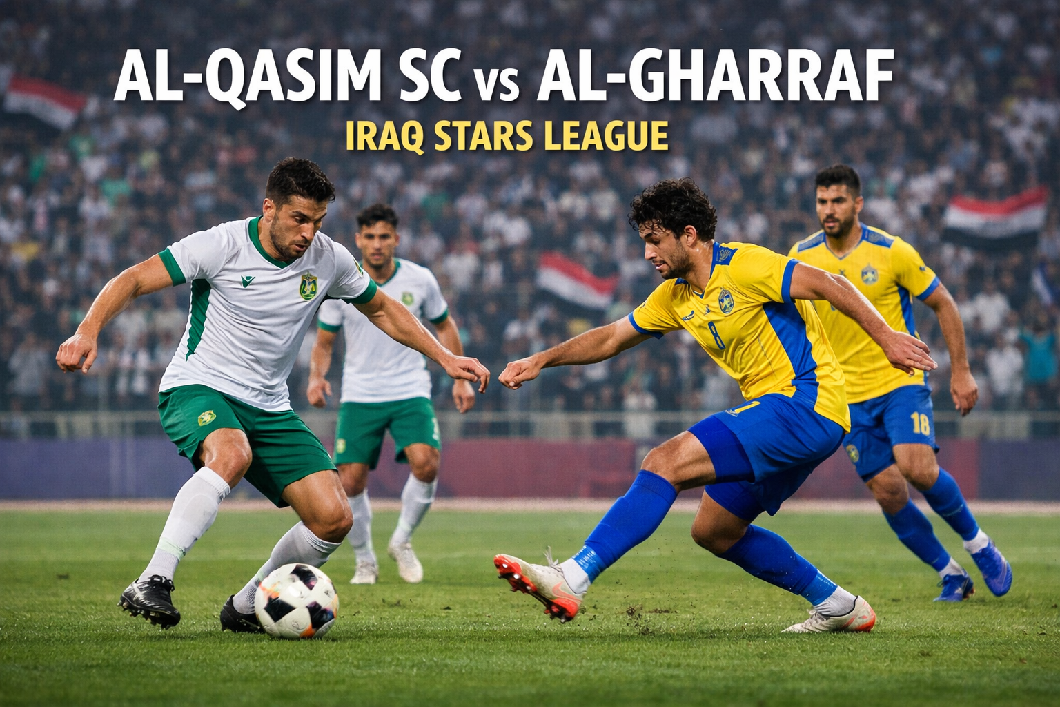 Tigoals Bahas Prediksi Al-Qasim SC vs Al-Gharraf Iraq Stars League Malam Ini Jam 23.30 WIB – Pertarungan Seru Menuju Puncak Klasemen