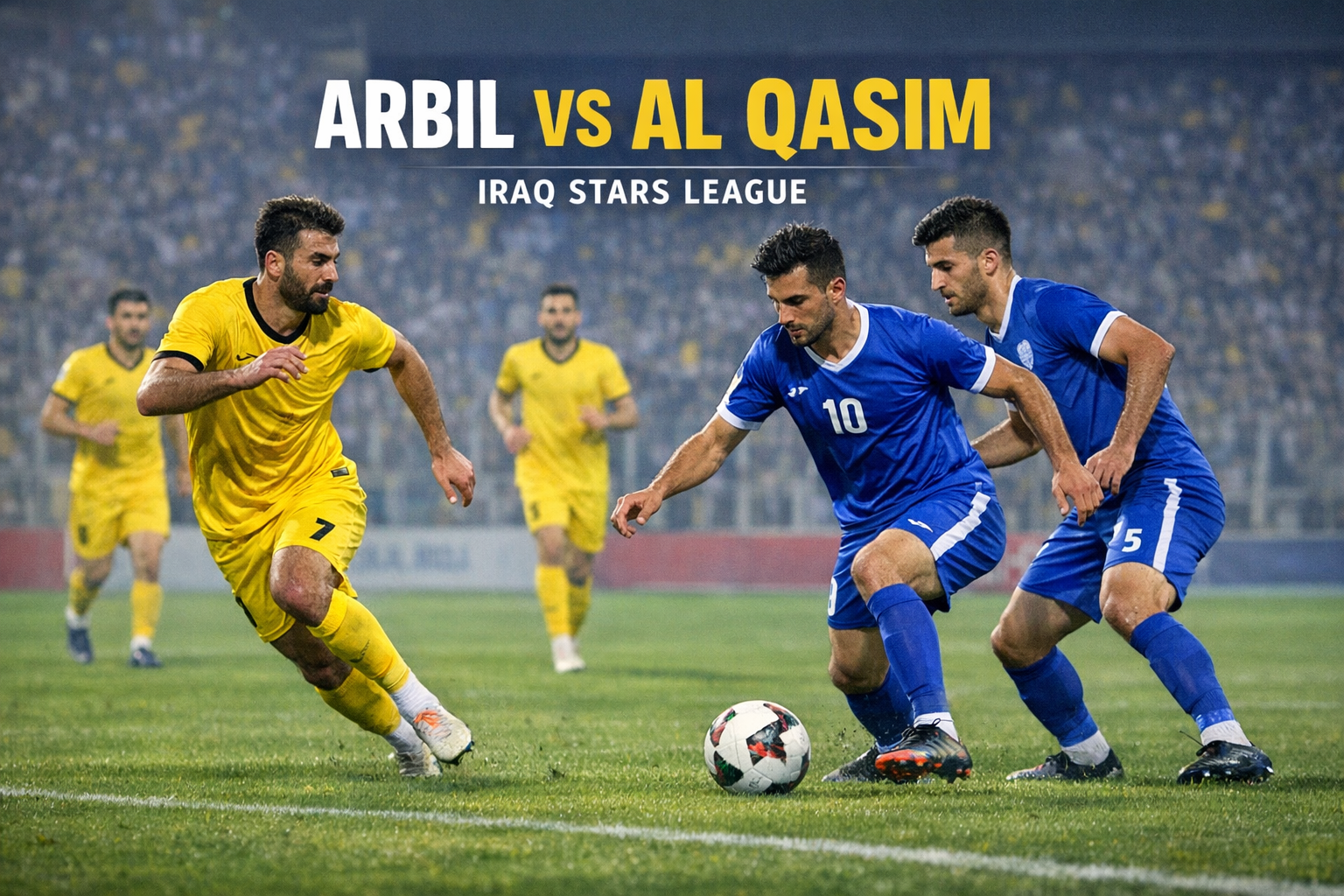 Tigoals - Duel Arbil vs Al Qasim Iraq Stars League Malam Ini Pukul 21.00 WIB