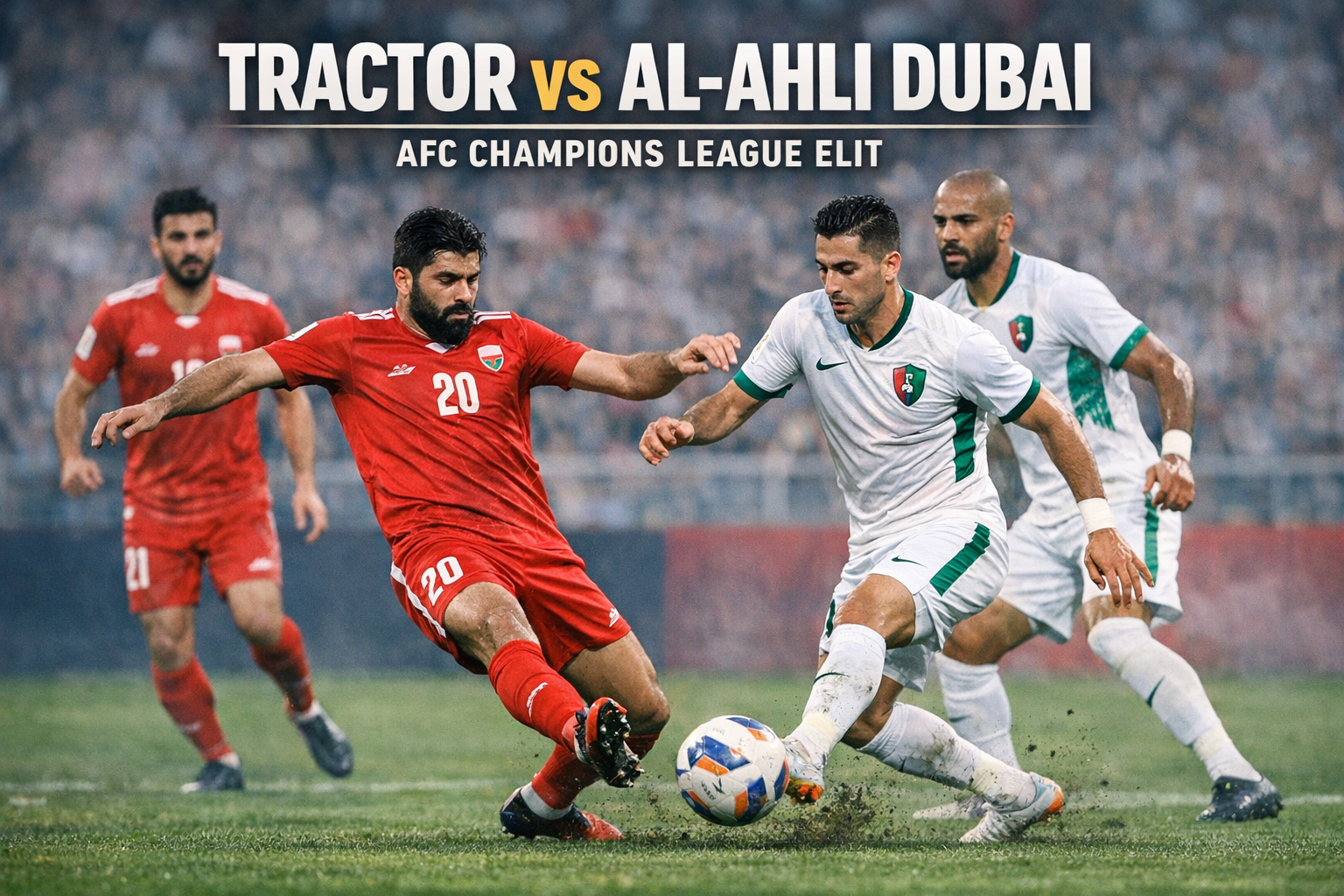 Tigoals : Duel Tractor vs Al-Ahli Dubai Liga Champions Elit AFC Malam Ini Pukul 21.45 WIB dengan Tayangan Seru