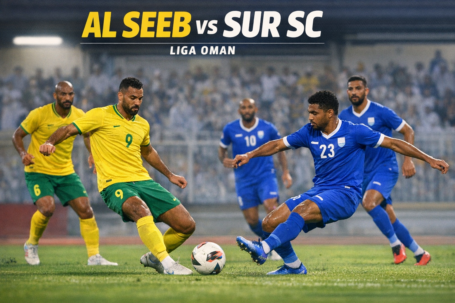 Tigoals : Laga Al Seeb vs Sur SC Liga Oman Malam Ini Pukul 23.20 WIB – Tonton Live!