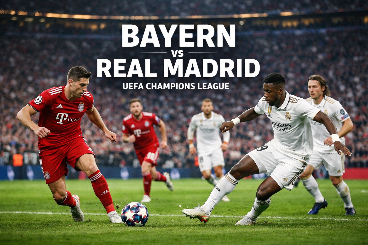 Tigoals - Live Bayern vs Real Madrid Liga Champions UEFA Dini Hari Ini Pukul 02.00 WIB Pertandingan Sengit yang Menjadi Sorotan Utama
