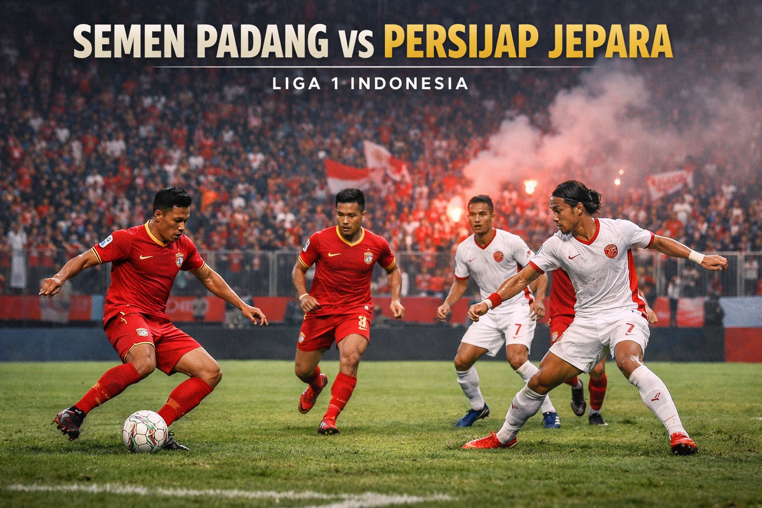 Tigoals : Semen Padang vs Persijap Jepara Liga 1 Indonesia Sore Ini Pukul 15.30 WIB