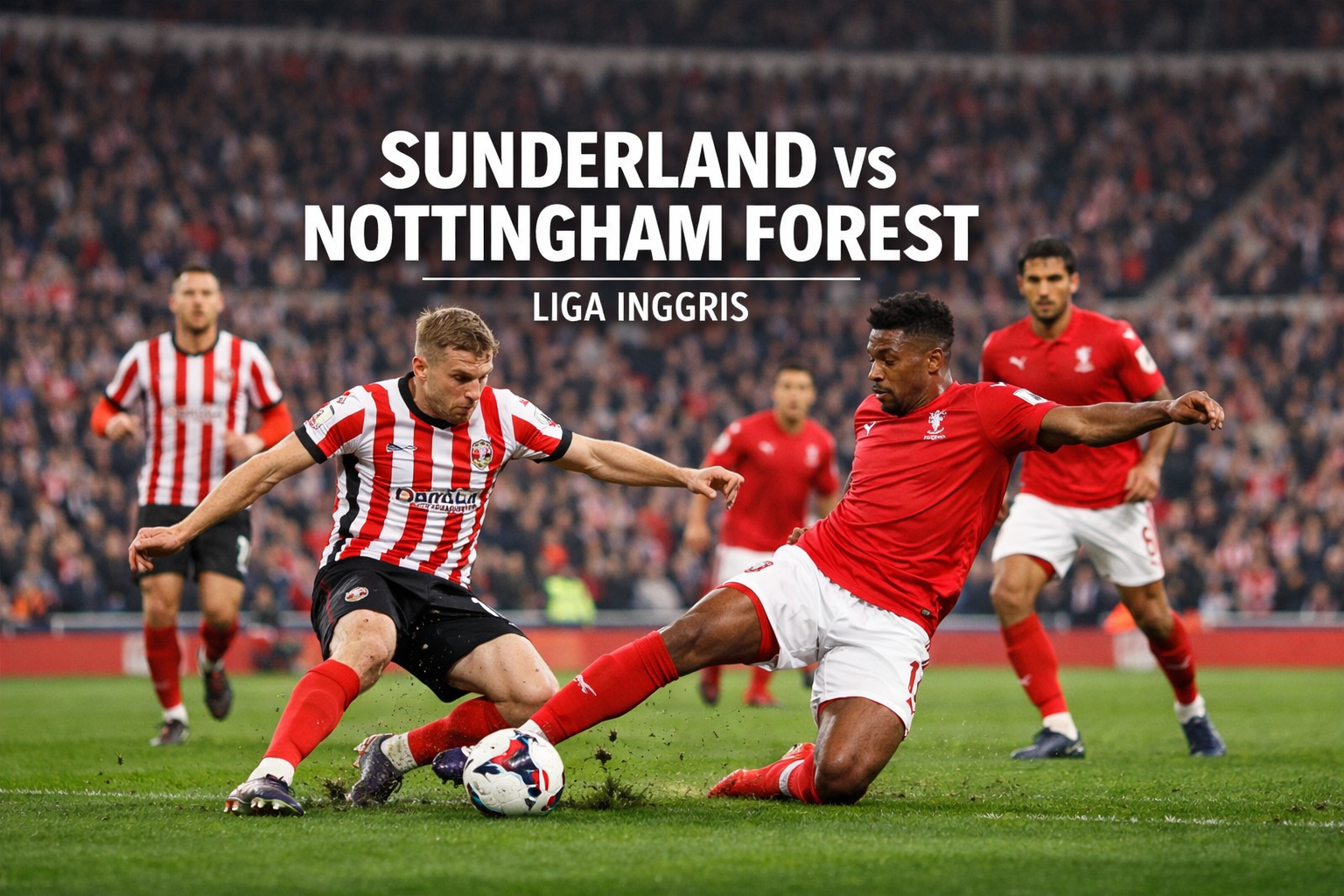 Tigoals : Sunderland vs Nottingham Forest Liga Inggris Dini Hari Ini Jam 02.00 WIB - Live Update!