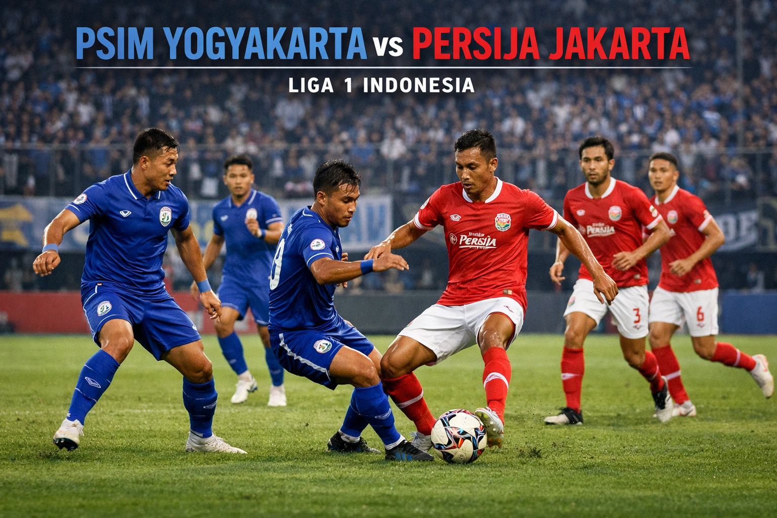 Tigoals Ulas Pertandingan PSIM Yogyakarta vs Persija Jakarta Liga 1 Indonesia Sore Ini - Laga Seru di Papan Atas
