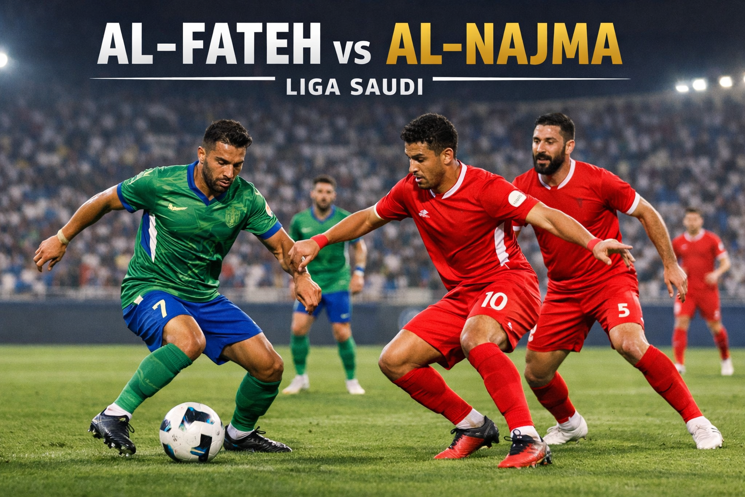 Al-Fateh vs Al-Najma Liga Saudi Malam Ini Jadi Sajian Menarik di Tigoals dengan Prediksi Skor Penuh Drama