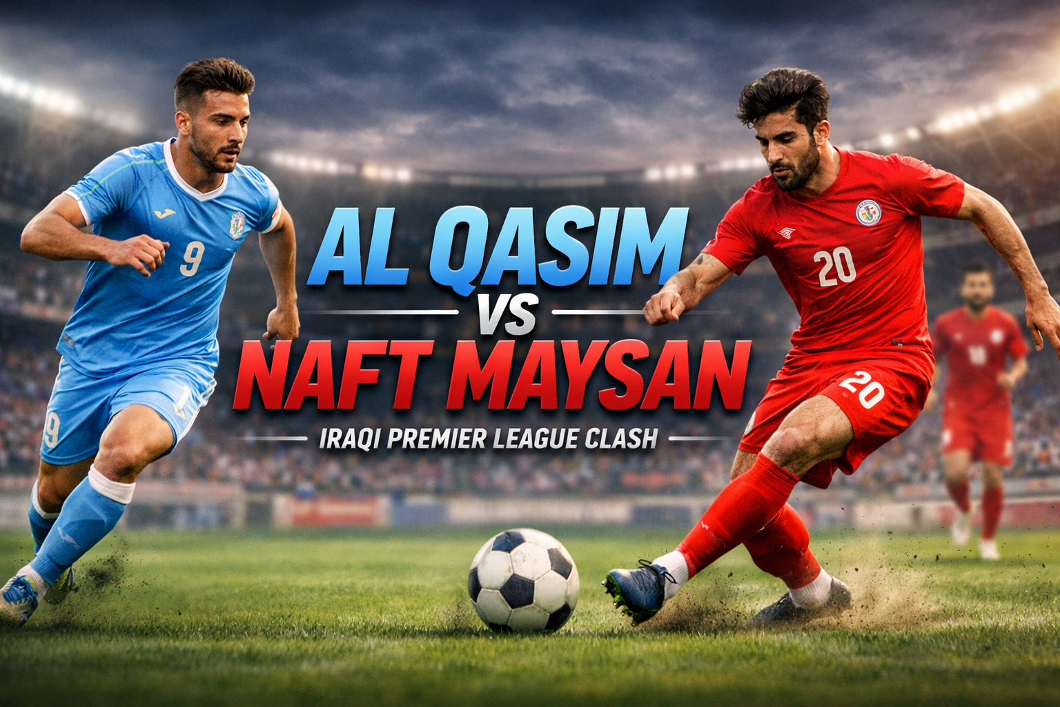 Al Qasim vs Naft Maysan Malam Ini Jadi Ajang Perebutan Momentum Penting di Liga Primer Irak Versi Tigoals