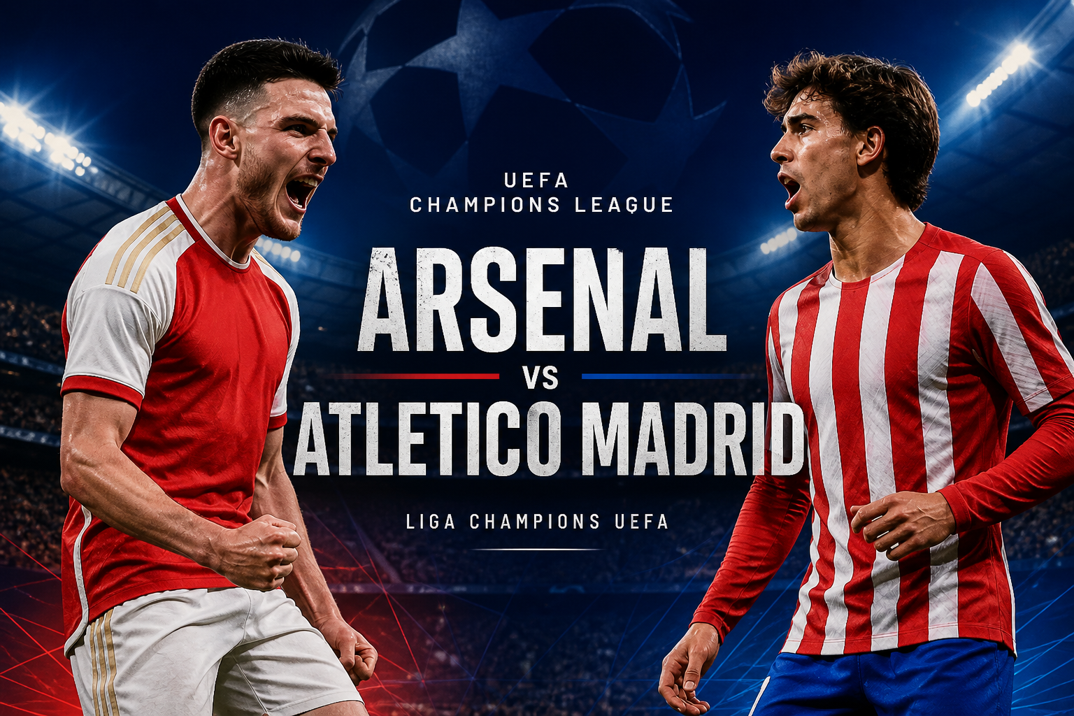 Arsenal vs Atletico Madrid Liga Champions UEFA Dini Hari Ini Pukul 02.00 WIB Tigoals Soroti Adu Mental Pemain