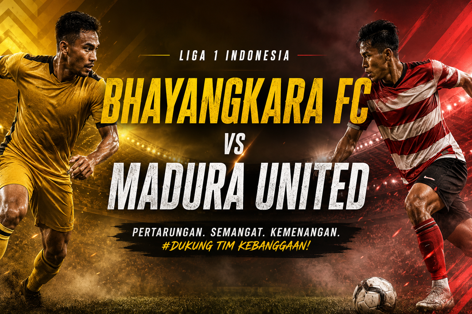 Bhayangkara FC vs Madura United Liga 1 Indonesia Malam Ini Jadi Sorotan Tigoals karena Potensi Drama Besar