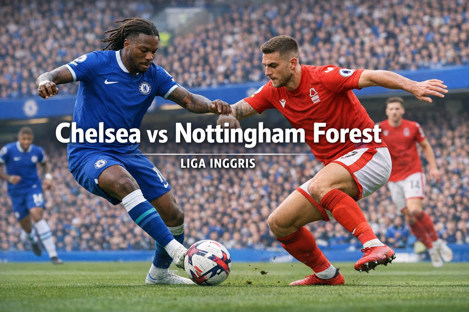 Chelsea vs Nottingham Forest Liga Inggris Malam Ini Pukul 21.00 WIB Dibahas Tigoals Peluang Menang