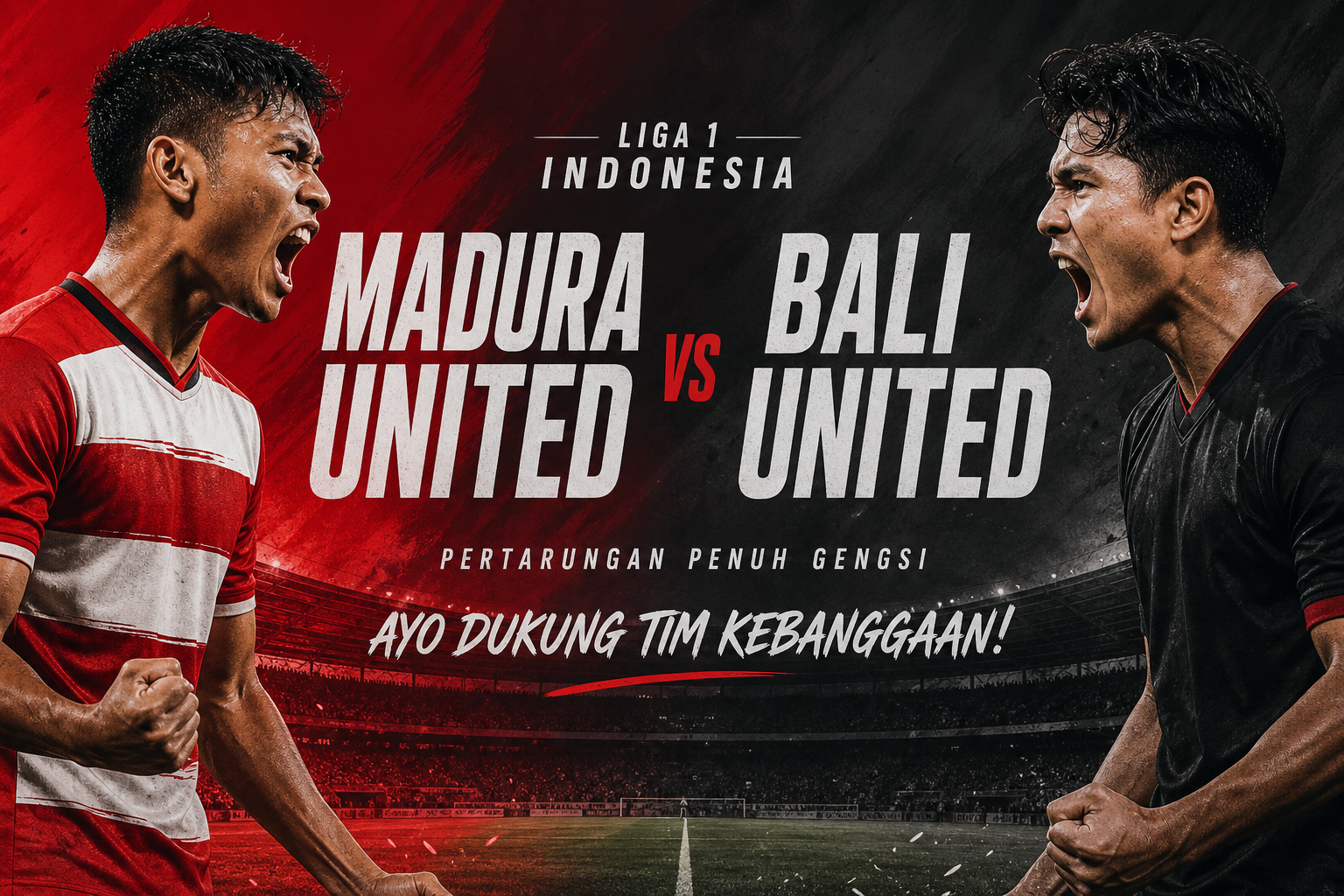 Duel Madura United vs Bali United Liga 1 Indonesia Sore Ini Jam 15.30 WIB - Analisis Tigoals Jadi Sorotan