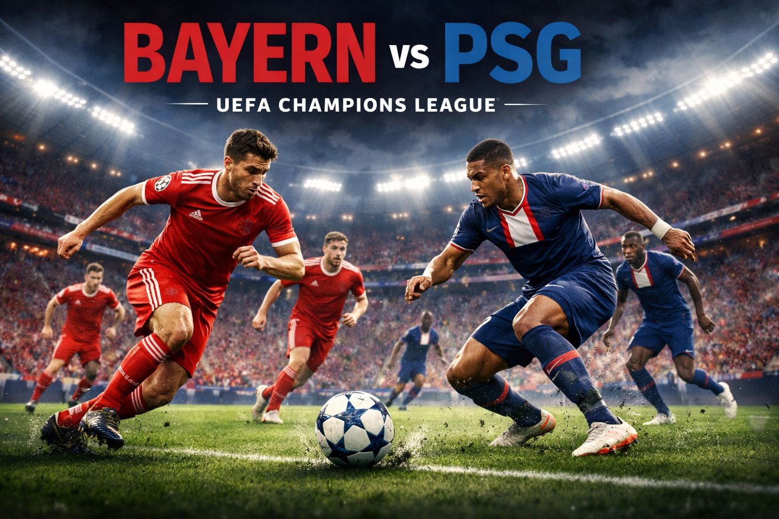 Pertandingan Seru Bayern Munich vs PSG Liga Champions UEFA Dini Hari Ini Pukul 02.00 WIB - Tigoals