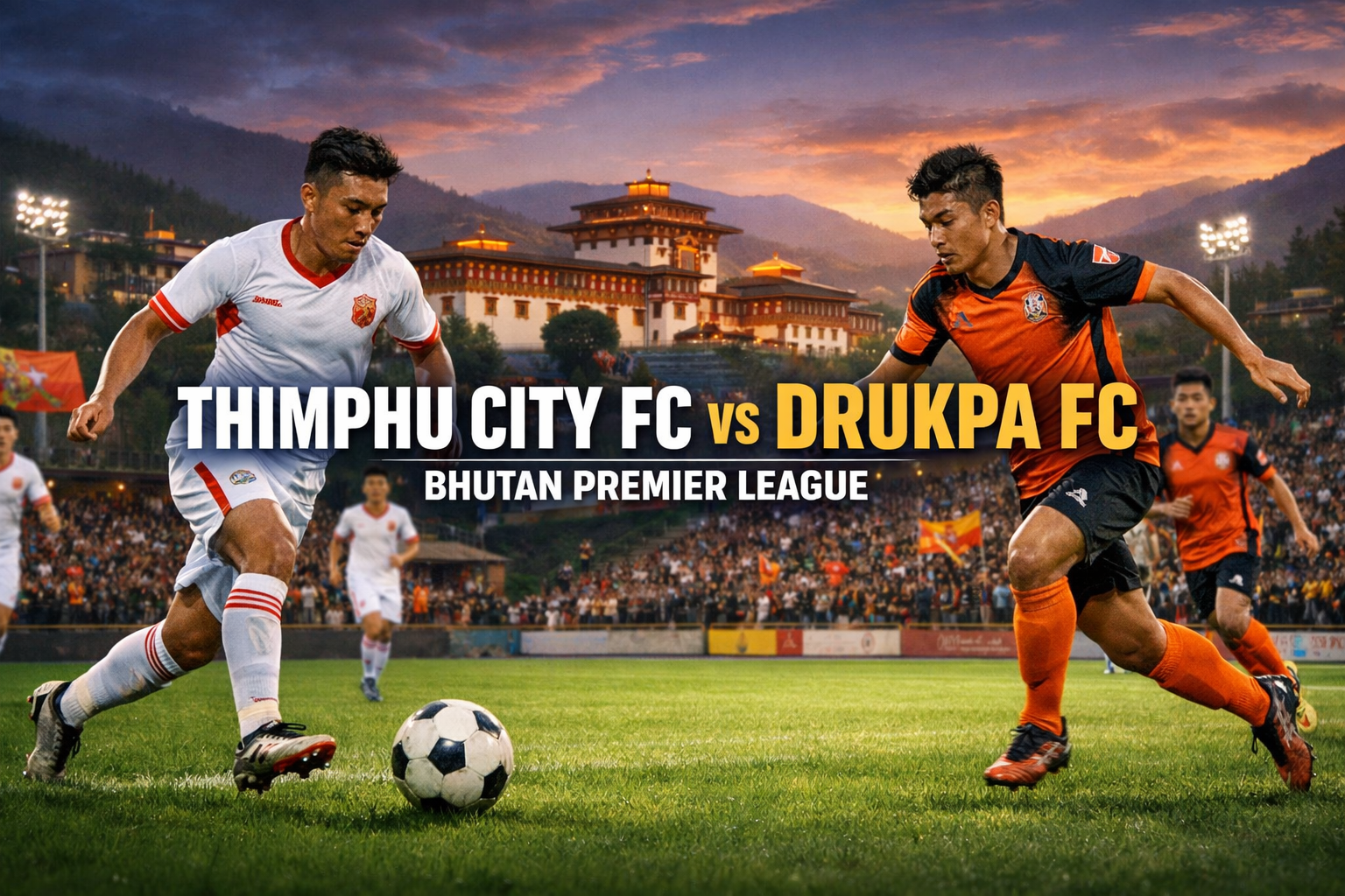 Tigoals Sajikan Ulasan Lengkap Thimphu City FC vs Drukpa FC Malam Ini di Bhutan Premier League dengan Statistik Terbaru