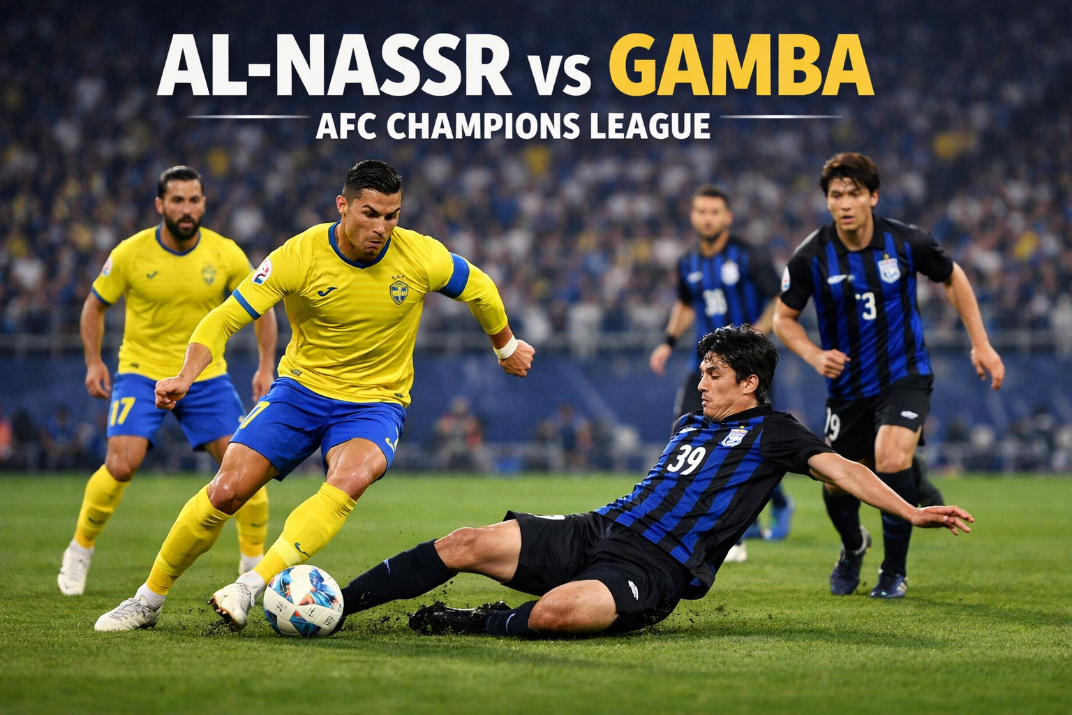Tigoals Soroti Pertandingan Al-Nassr vs Gamba Osaka yang Diperkirakan Akan Berlangsung Sengit dengan Perebutan Kendali Permainan di Semua Lini