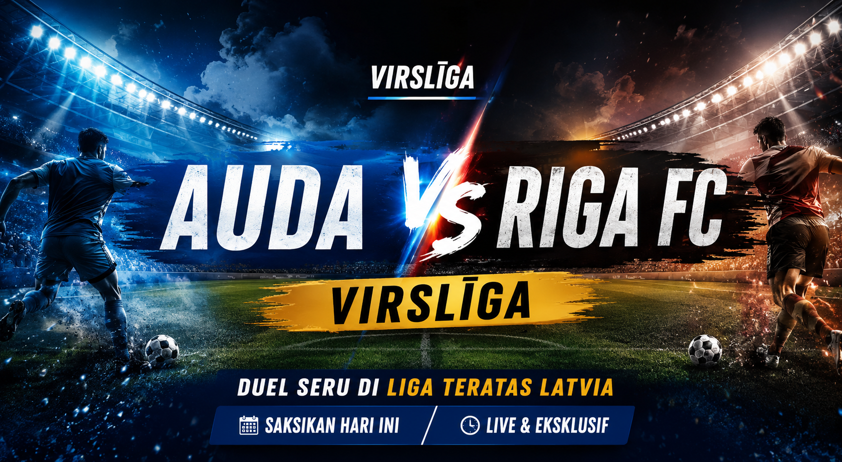 Malam Ini Auda vs Riga FC Virsliga Pukul 22.00 WIB Jadi Sorotan Tigoals dengan Ulasan Menarik Jelang Kick-off