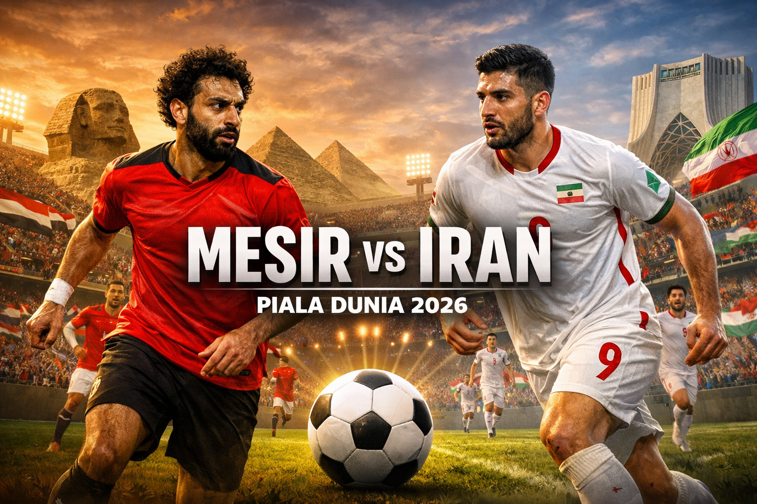 Streaming Mesir vs Iran Piala Dunia 2026 Pukul 10.00 WIB Bersama Tigoals - Nikmati Pertandingan Penting yang Diprediksi Berlangsung Sengit