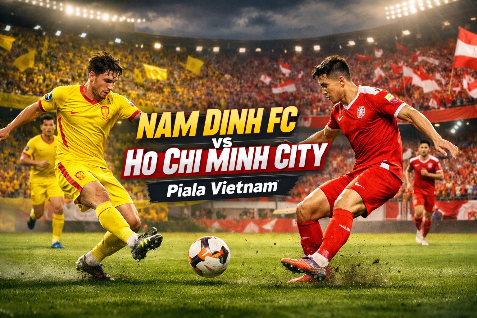 Tigoals Informasikan Jadwal Nam Dinh FC vs Ho Chi Minh City Piala Vietnam Sore Ini Pukul 18.00 WIB